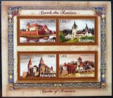 Castele din Rom&acirc;nia, bloc, 2008, LP 1810a, MNH, Nestampilat