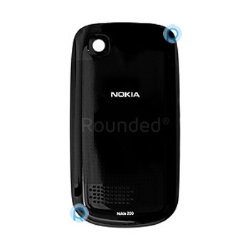 Capac baterie Nokia 200 Asha negru grafit foto