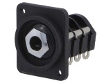 Soclu Jack Stereo 6,3mm XLR 19x24mm