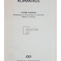 Victor Vascenco - Dictionar de buzunar roman-rus (editia 1968)