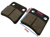Set placute frana scuter Honda Dio, Piaggio, ATV, Cross Pitbike 110cc 125cc 150cc
