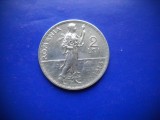 HOPCT ROMANIA 2 LEI 1914 [ 3 ] FRUMOASA - ARGINT-REGELE CAROL I
