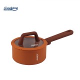CASEROLA ALU+CAP 16x8CM,1.5L,TERRA ROSSA