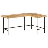 Cumpara ieftin Birou 165x110x77 cm din lemn masiv de mango si fier