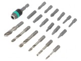 Kit Capete Șurubelniță Phillips Torx Burghiu Metal Etui