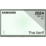 Televizor Lifestyle Samsung The Serif QLED 43LS01DB, 108 cm, Smart, 4K Ultra HD, Clasa G (2024)