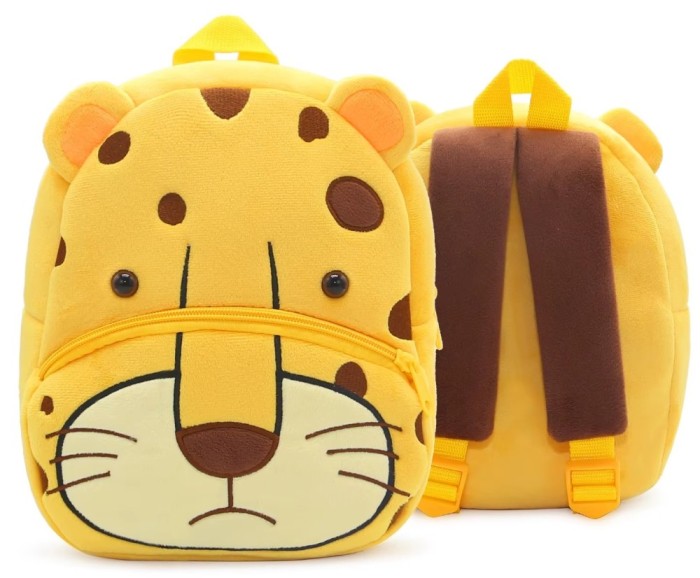 Ghiozdan Gradinita pentru Copii prescolari WePro Store, model Leopard, plus, 26x24x10