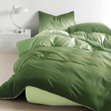 Cumpara ieftin Lenjerie cu Elastic 180x200 Accent Verde (Bumbac Satinat)
