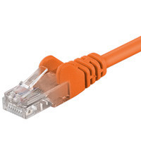 Cablu UTP Goobay, cat5e, patch cord, 15m, portocaliu foto