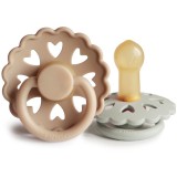 FRIGG Round Latex The Emperors New Clothes/Clumsy Hans suzetă Size 2 2 buc