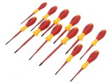 Set Șurubelnițe Izolate 1kVAC SoftFinish 12 Bucăți