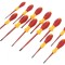 Set Șurubelnițe Izolate 1kVAC SoftFinish 12 Bucăți