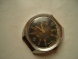 Ceas mecanic sovietic Pobeda, secundar periferic, defect, Analog, Casual, Inox