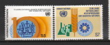TIMBRE 142 2, ONU, VIENA, 1981, 10 ANI VOLUNTARIAT ONU., Organizatii internationale, Nestampilat