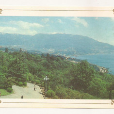 FA49-Carte Postala- UCRAINA - Crimeea, Palatul Livadia, parcul, necirculata