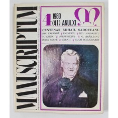 MANUSCRIPTUM , REVISTA EDITATA DE MUZEUL NATIONAL AL LITERATURII ROMANE , NR. 41 , ANUL XI , 2 / 1980