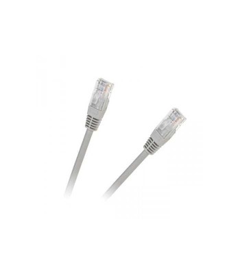 Cablu retea patch cord CAT5e UTP 7.5m 2x RJ45 neecranat CCA gri foto