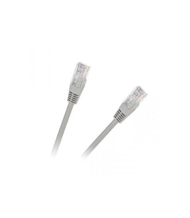 Cablu retea patch cord CAT5e UTP 7.5m 2x RJ45 neecranat CCA gri