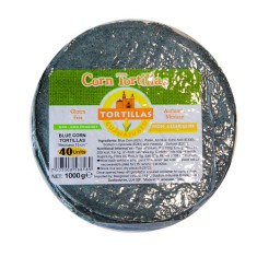 Tortile lipii de porumb albastru 15 cm - 40 bucati (1kg)