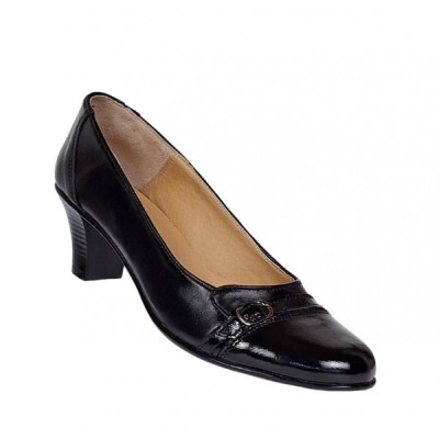 OFERTA marimea 37, 38 - Pantofi dama eleganti, piele naturala, toc de 5cm - LP7201N foto