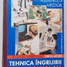 CARTEA ASISTENTULUI MEDICAL - TEHNICA INGRIJIRII BOLNAVULUI , EDITIA A VI -A de CAROL MOZES , 1999 *PREZINTA INSEMNARI PE MARGINEA BLOCULUI DE FILE