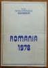Meniu banchet in onoarea lui Moses Rosen, Hotel Intercontinental Bucuresti, 1978