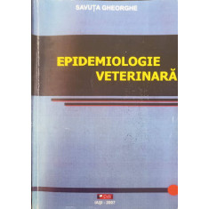 EPIDEMIOLOGIE VETERINARA-SAVUTA GHEORGHE