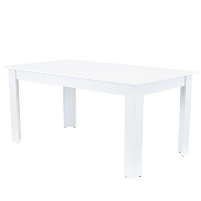 Masă de dining Yorki Standard 160x90 cm albă foto