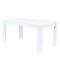 Masă de dining Yorki Standard 160x90 cm albă