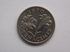10 CENTS 1970 BERMUDA foto