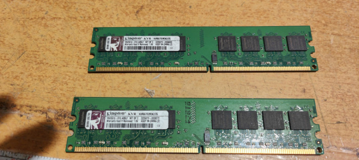 Ram PC Kingston 2GB (2 x 1GB) 667MHz KVR667D2N5K2-2G