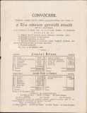 A1564 Convocare Adunare Generală, 1928, Societatea &bdquo;Doina&rdquo; din Beiuș, județul Bihor