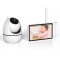 Camera Supraveghere Bebelusi TECHNOVICI cu Ecran 5.0&quot;, HD 720P, Audio Bidirectional, Detectare Plans, Vedere Nocturna, Baterie 3500mAh, Monitor Portab