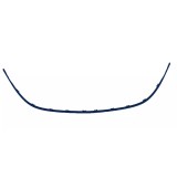Ornament grila bara protectie, spoiler Opel Astra J, 2012-, montare fata, negru, RapidAuto
