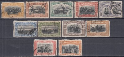 1906 LP 62 CAROL I - 40 ANI DE DOMNIE INCLUSIV EROAREA CULOARE SERIE STAMPILATA foto