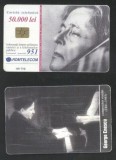 Romania 2001 Telephone card George Enescu Rom 111 CT.081