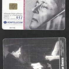 Romania 2001 Telephone card George Enescu Rom 111 CT.081