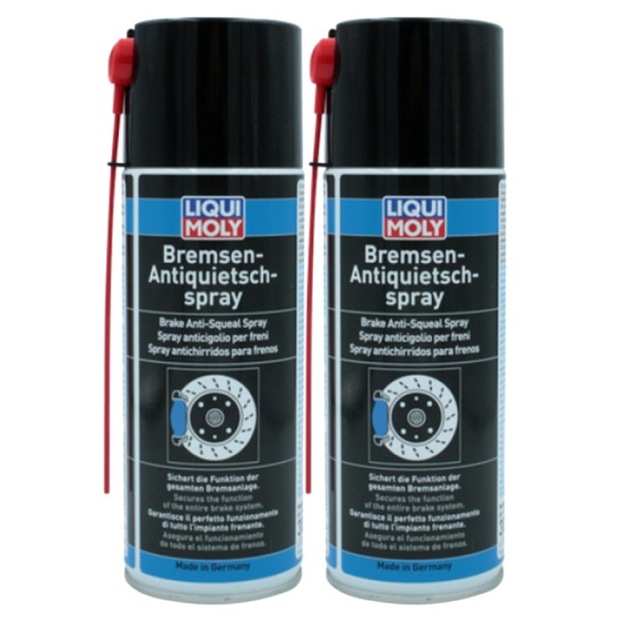 Pachet 2 buc Spray Liqui Moly antiscartit frane 400 ml