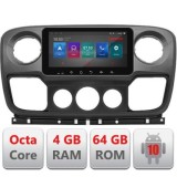 Navigatie Opel Movano, Renault Master 2010-2021 Android radio gps internet Octa Core 4+64GB LTE ecran de 10.33&#039; CarStore Technology