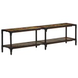 Gossi comoda tv, 150x30x41 cm, lemn masiv reciclat