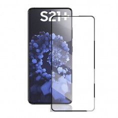 Folie Sticla Compatibila cu Samsung Galaxy S21 Plus - Iberry 5D Full Glue Negru