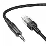 Cablu Audio Lightning - 3.5mm HOCO UPA27, 1.2m, Negru