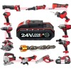 Acumulator APF Li-Ion 24V, compatibila cu acumulatori 88VF/48VF/36VF/24VF, 1.5-10.0Ah + Bit Magnetic