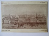 Carte poștala Iași:Vederea Iașilor &icirc;n 1837 clișeu Marvan,necirculată circa 1915