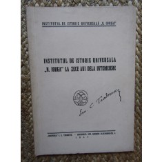 INSTITUTUL DE ISTORIE UNIVERSALA N. IORGA LA ZECE ANI DE LA INTEMEIERE