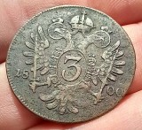 (M1449) MONEDA AUSTRIA - 3 KREUZER 1800, LIT. S (MONETARIA SMOLNIK - SLOVACIA), FRANCISC II
