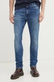 Karl Lagerfeld jeansi barbati, culoarea albastru marin, 551832.265801