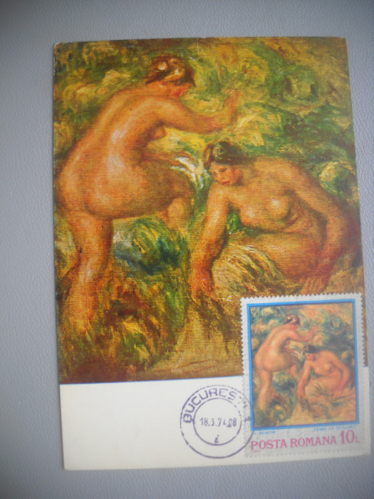 HOPCT MAXIMA 72738 FEMEI LA SCALDAT-AUGUSTE RENOIR 1841-1919 -CP PICXTURA