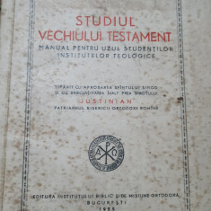 STUDIUL VECHIULUI TESTAMENT IPS JUSTINIAN MANUAL