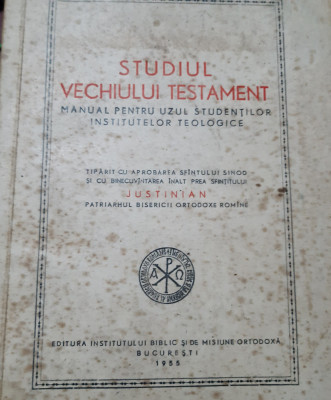 STUDIUL VECHIULUI TESTAMENT IPS JUSTINIAN MANUAL foto